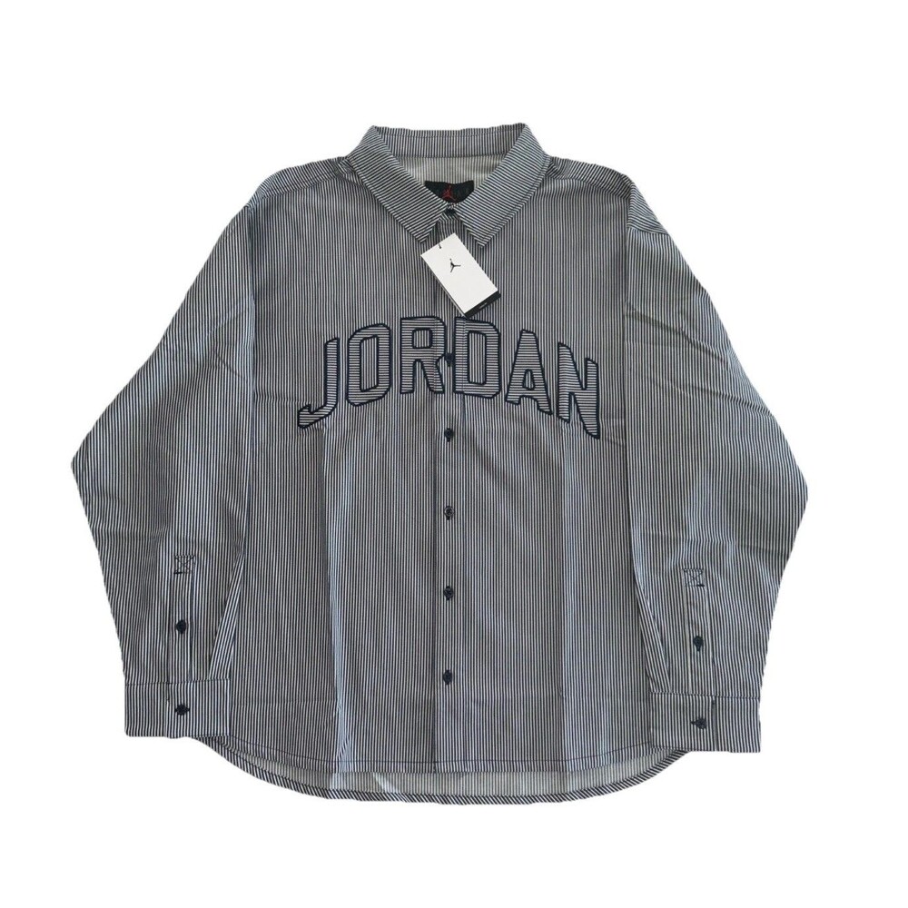 Nike Jordan Flight Oxford Long Sleeve Top IB0317-451 US Size XXL NWT